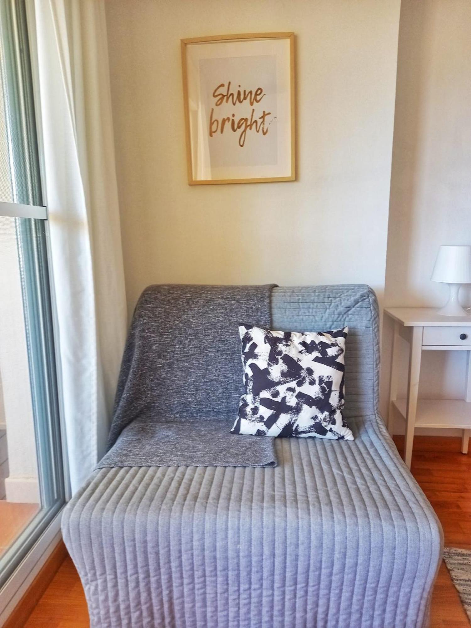 Calido Apartamento Con Gran Terraza Y Vistas A 600 Metros Del Mar Benalmádena Eksteriør billede